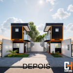 Depois da transformação de projeto containers de nossos arquitetos em Curitiba