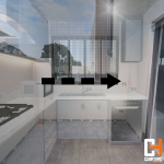 projeto de design de interiores em nosso escritório de arquitetura em curitiba